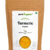 Pure Organio - Turmeric Powder - Organic Haldi Powder (350 Gm)